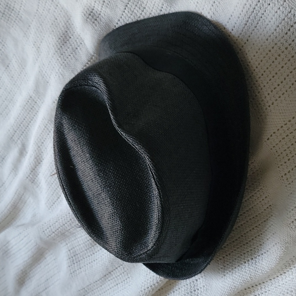 Grey Fedora with feathers